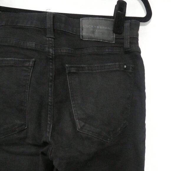 LUCKY BRAND - High Rise - Skinny - Bridgette | 4/27A | Black Denim Jeans - Picture 12 of 16